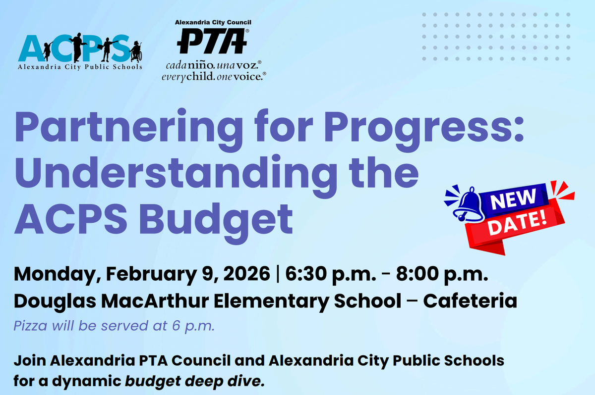 PTAC, ACPS to host budget forum Feb. 9 as FY 2027 cycle kicks off