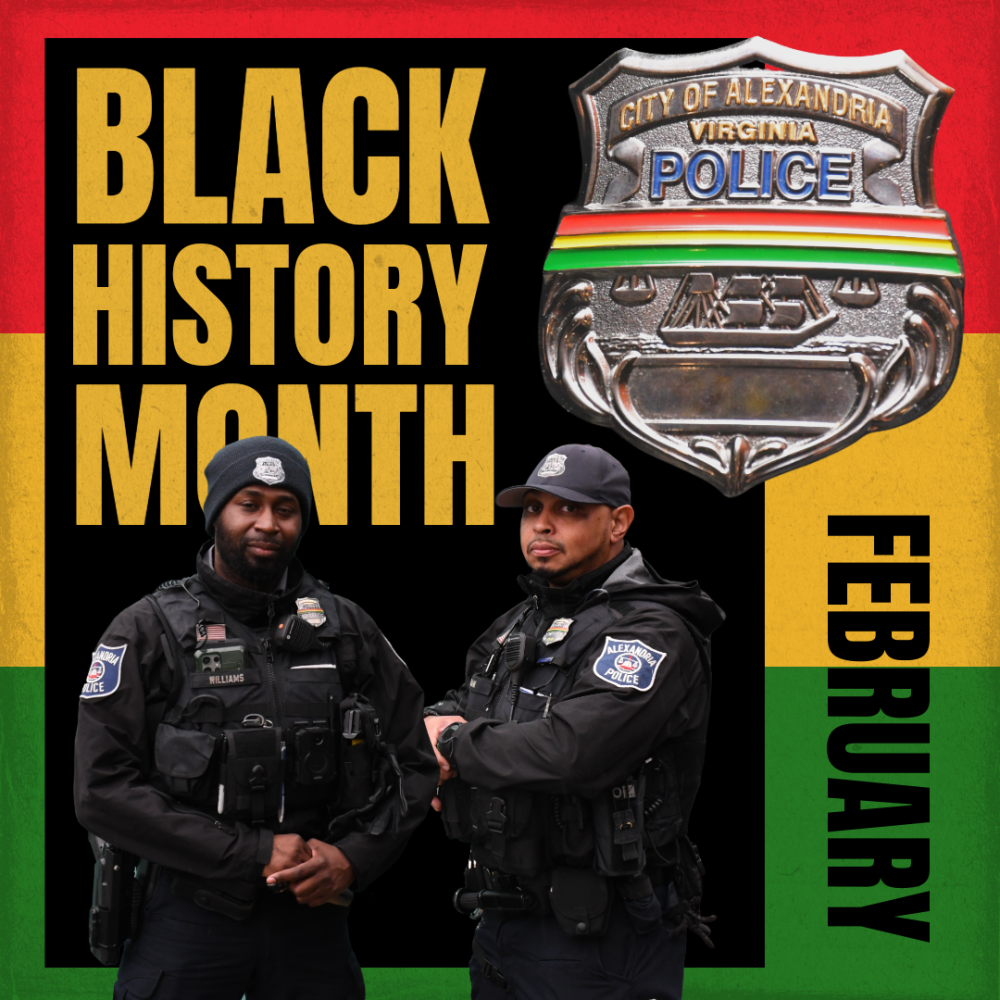 Alexandria police wear specialty badge to honor Black history, spark community dialogue
