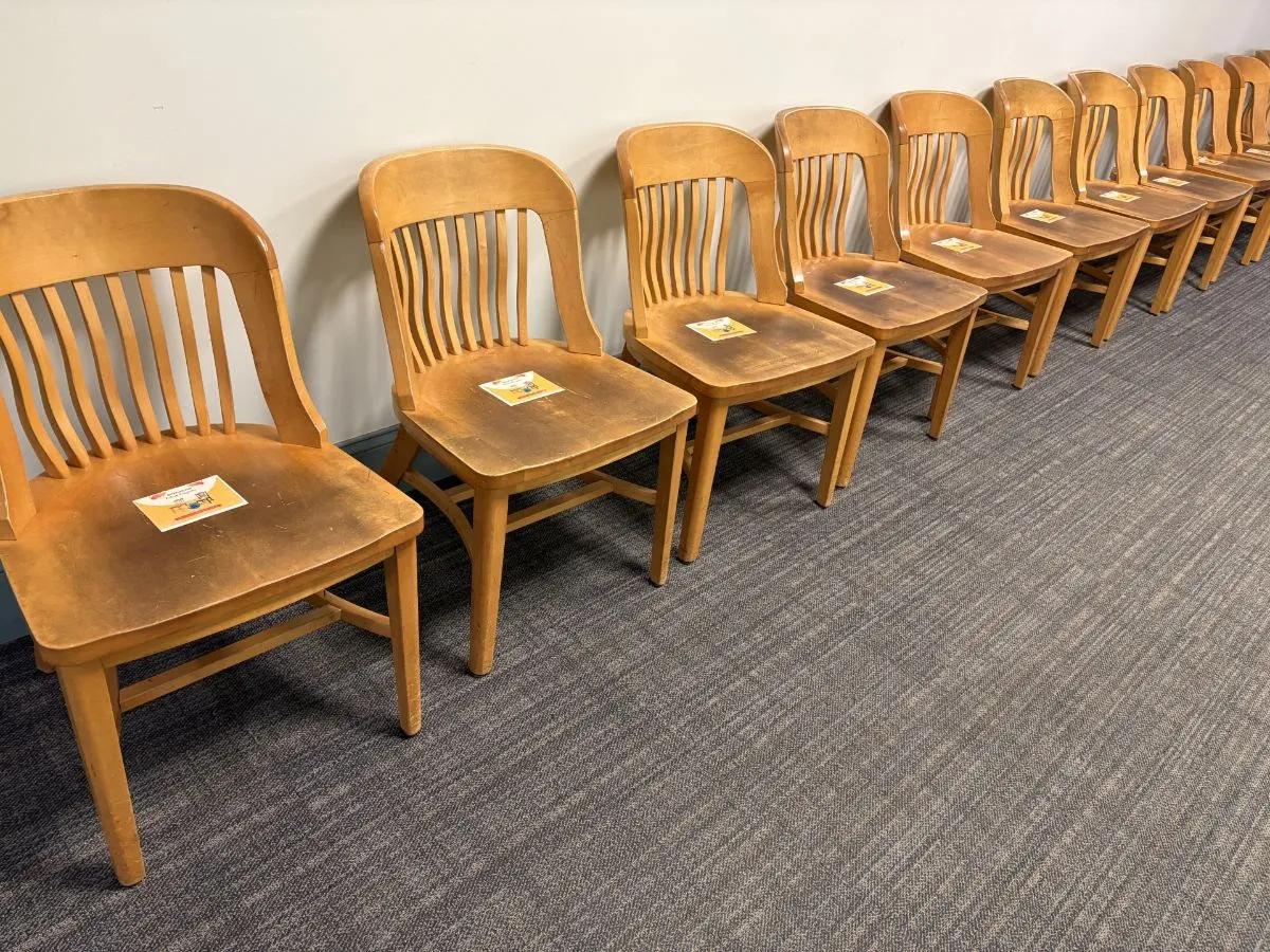 Alexandria Library seeks artists to transform discarded chairs into America 250 artwork