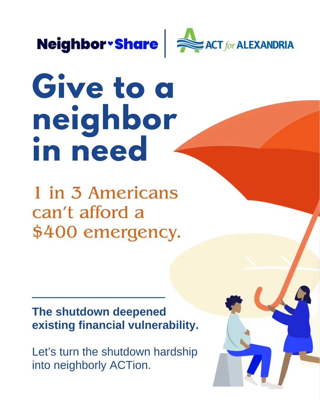 New campaign launches to aid Alexandria residents affected by shutdown