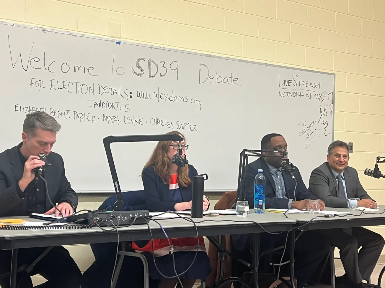 Three Democrats debate ahead of Tuesday's Senate primary