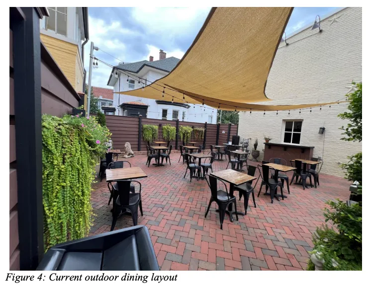 Planning commission approves outdoor seating expansion for La Pluma despite neighbor complaints