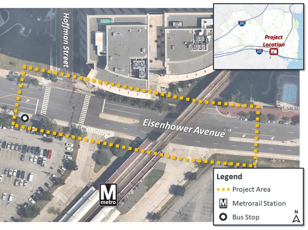 City to host pre-construction meeting on Eisenhower Metro pedestrian improvements