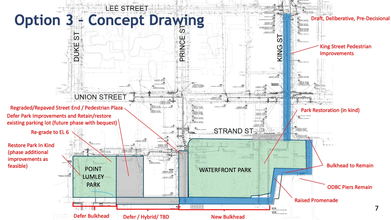 City Council signals support for scaled-back waterfront flood plan as costs balloon and federal roadblock holds
