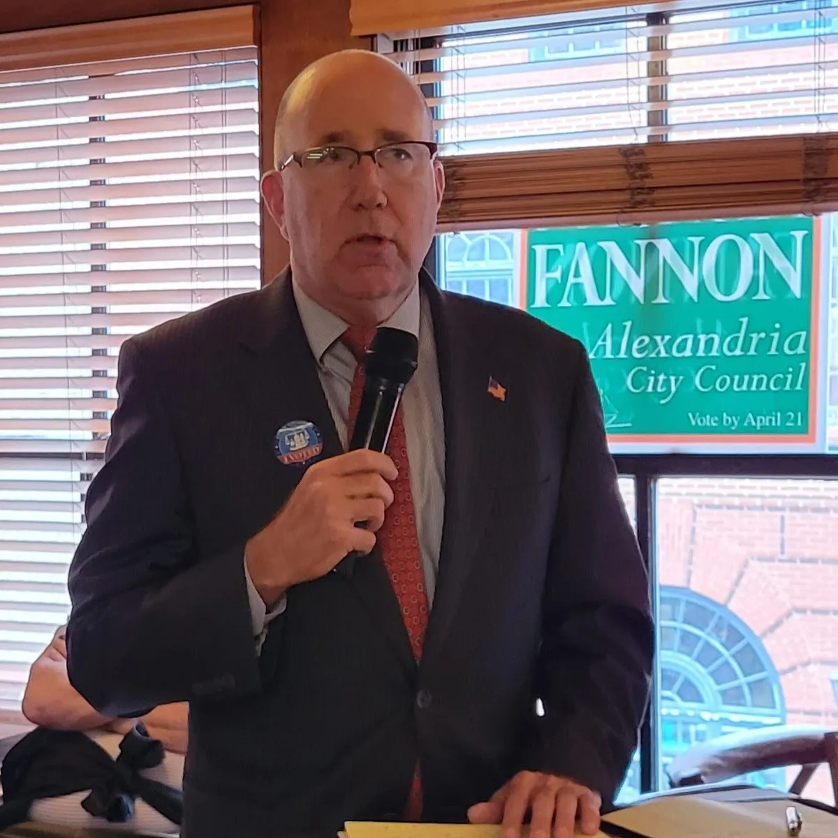 Frank Fannon calls for ward system, cites budget growth at campaign kickoff