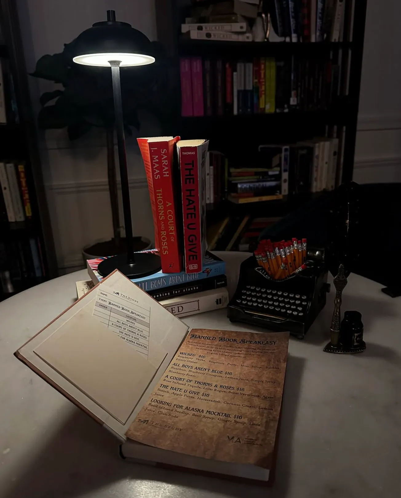 Old Town speakeasy serves banned books — and the drinks to match