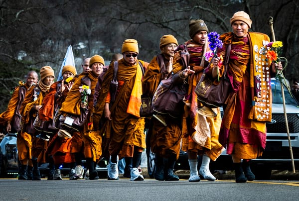Buddhist monks on 2,300-mile Walk for Peace expected to pass through Alexandria