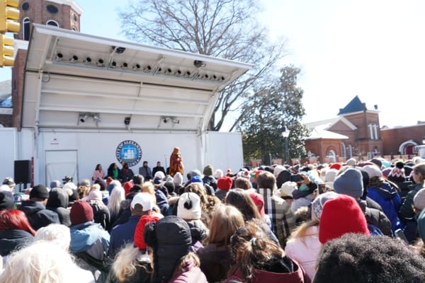 Thousands line Old Town streets to welcome Buddhist monks on Walk for Peace