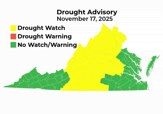 Alexandria under drought warning as DEQ declares significant dry spell imminent