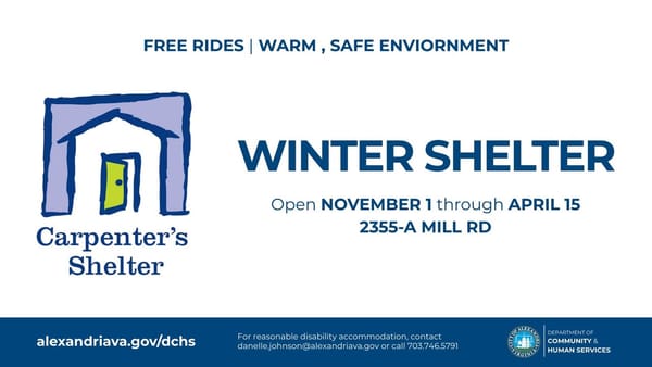 Where to find warmth in Alexandria during the cold snap